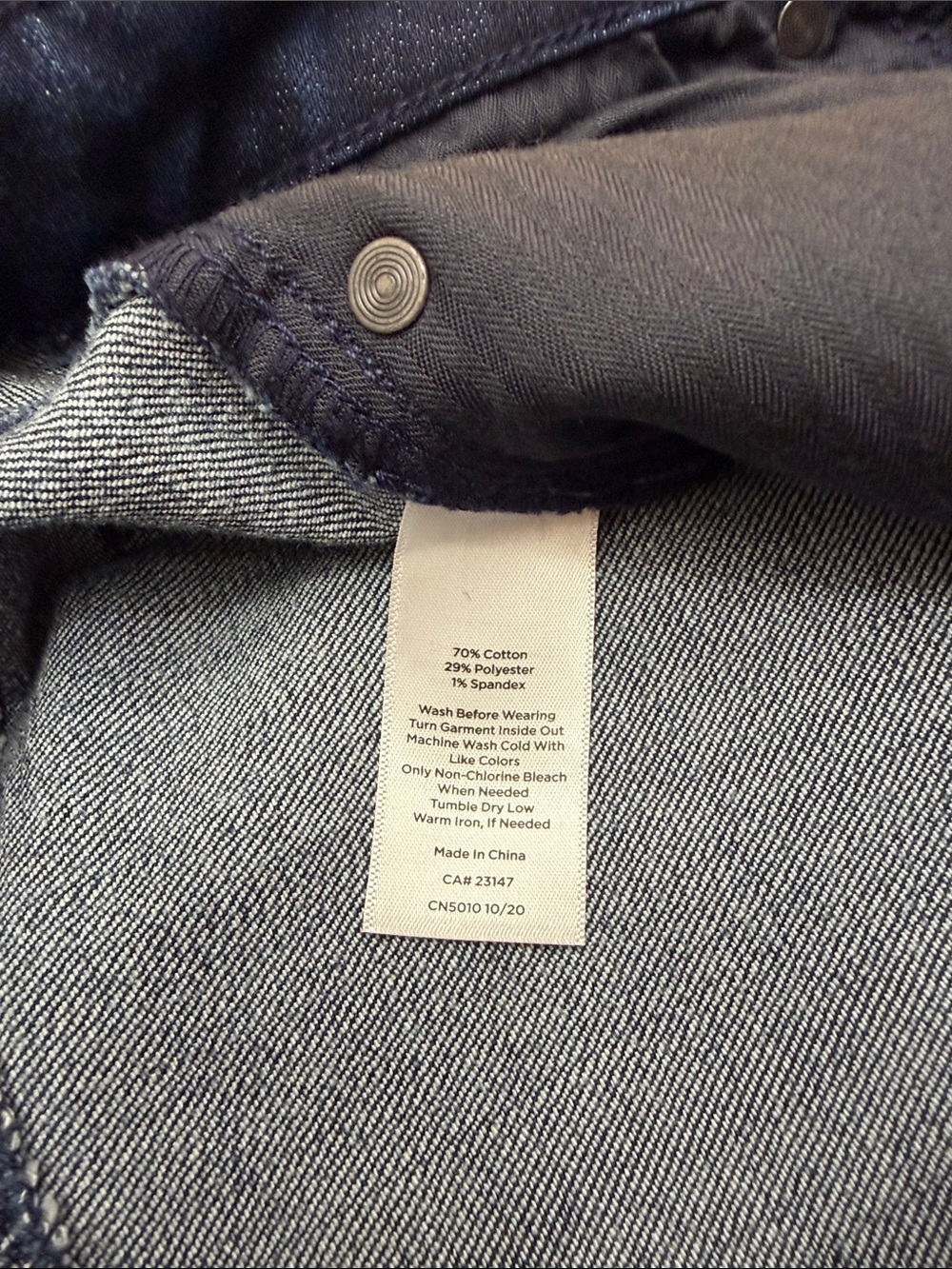 NWT Talbots Modern Ankle Jean High Waist Straight Leg Dark Wash size 14 - Picture 7 of 7